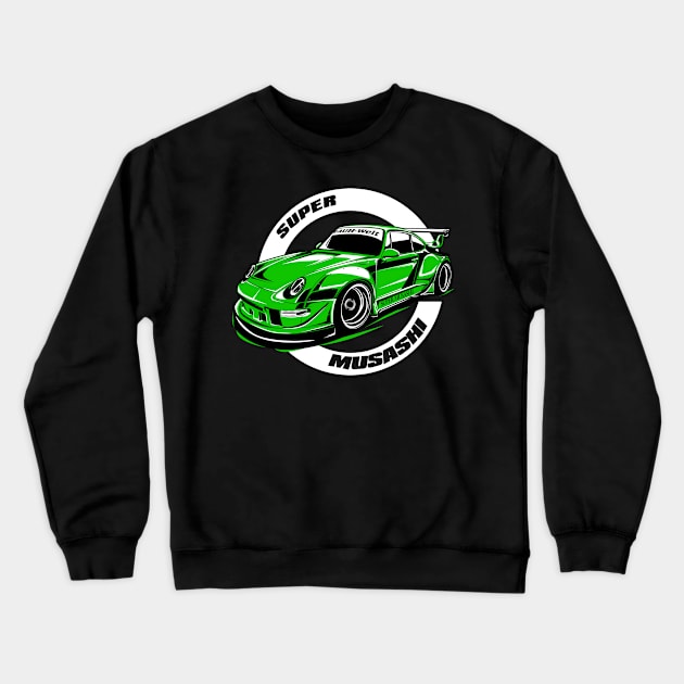 Rauh Welt Begriff Green Crewneck Sweatshirt by aredie19